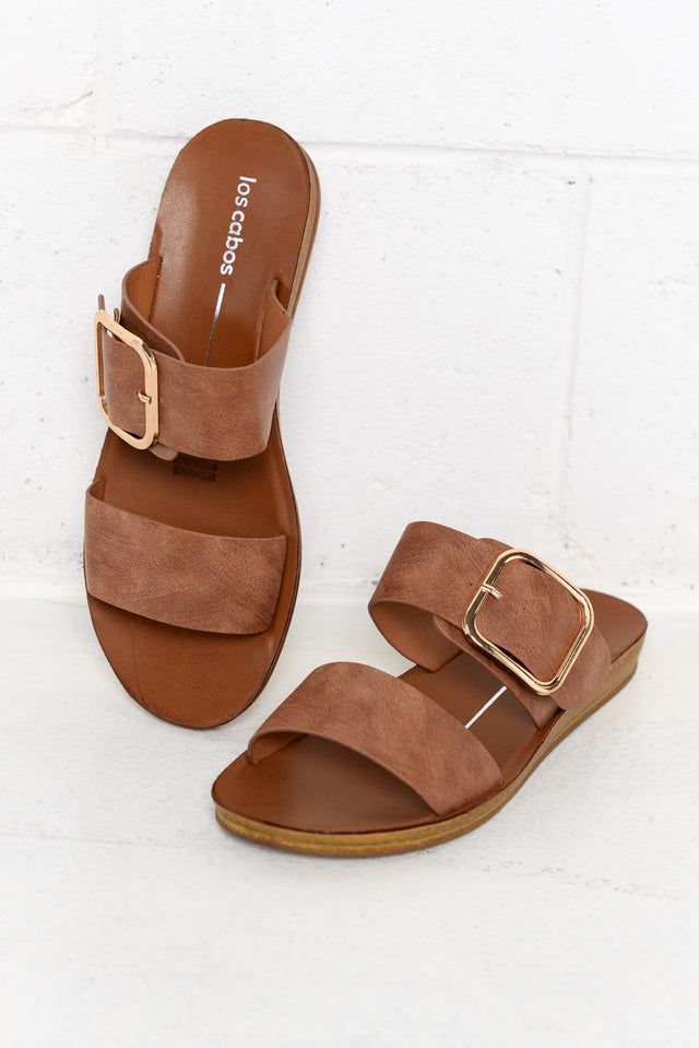 Doti Chocolate Buckle Slide