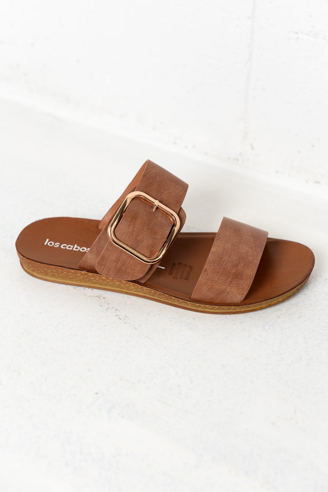 Doti Chocolate Buckle Slide