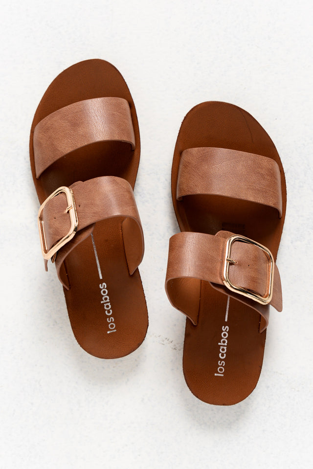 Doti Chocolate Buckle Slide