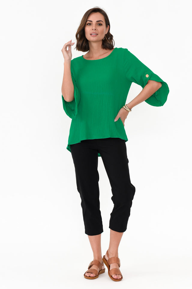 Cody Black Straight Leg Stretch Pants