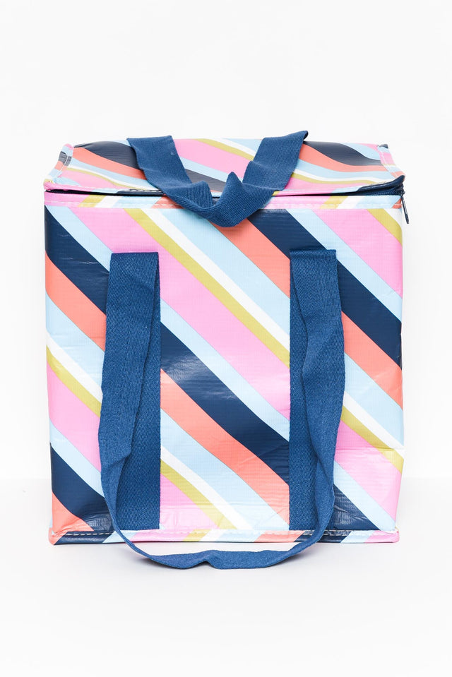 Gia Candy Stripe Insulated Tote image 1