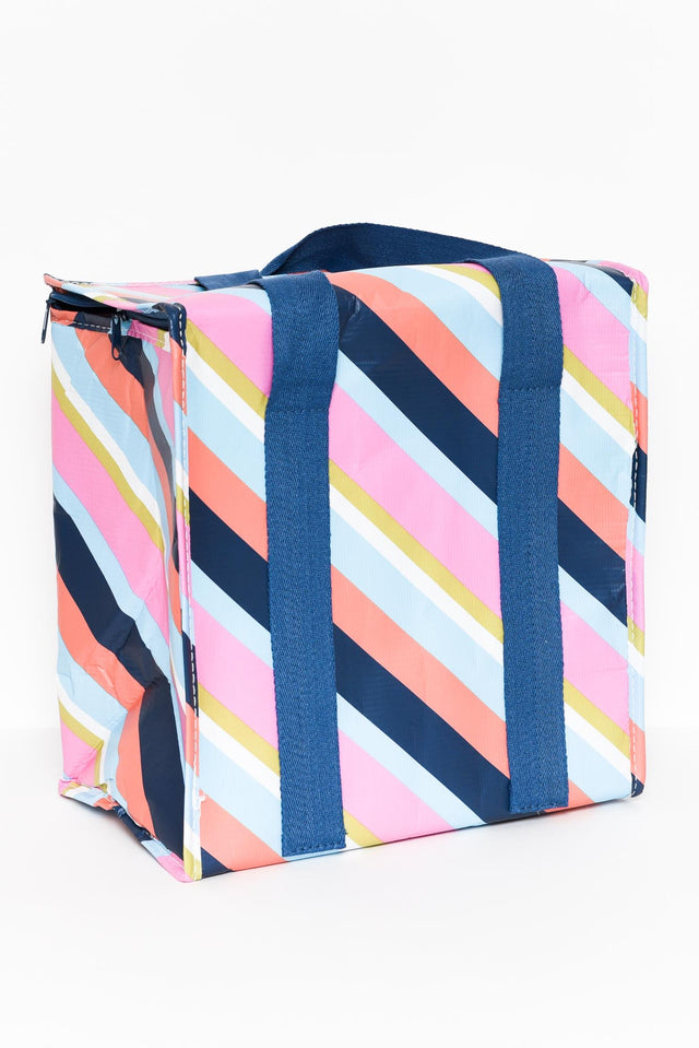 Gia Candy Stripe Insulated Tote