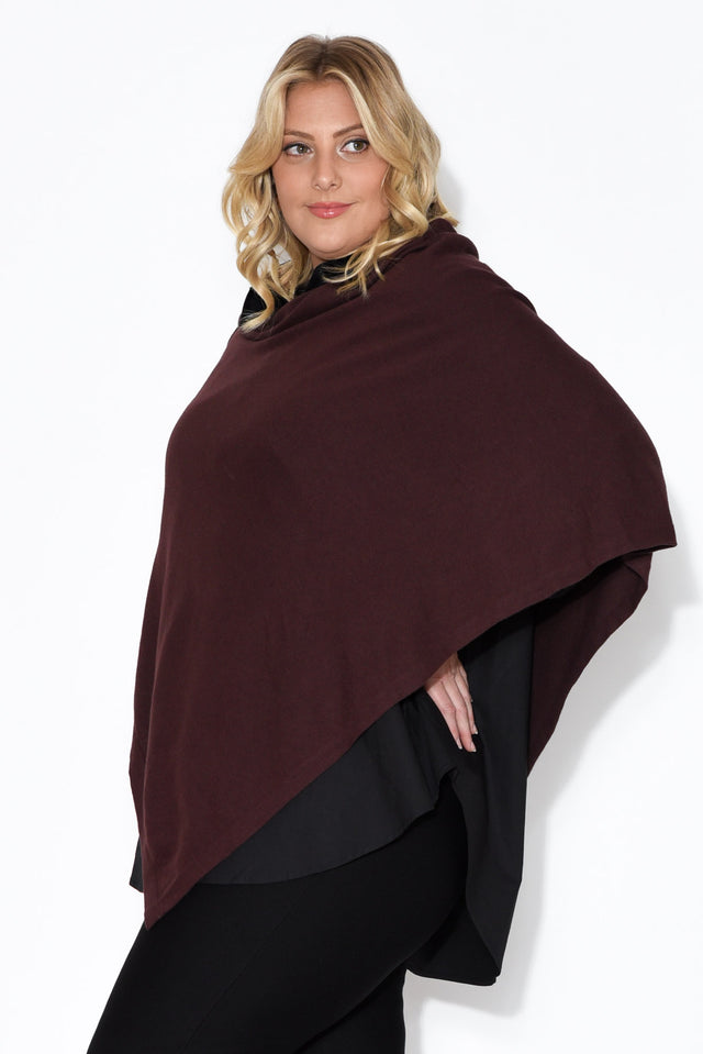 Gisele Brown Button Up Poncho image 10