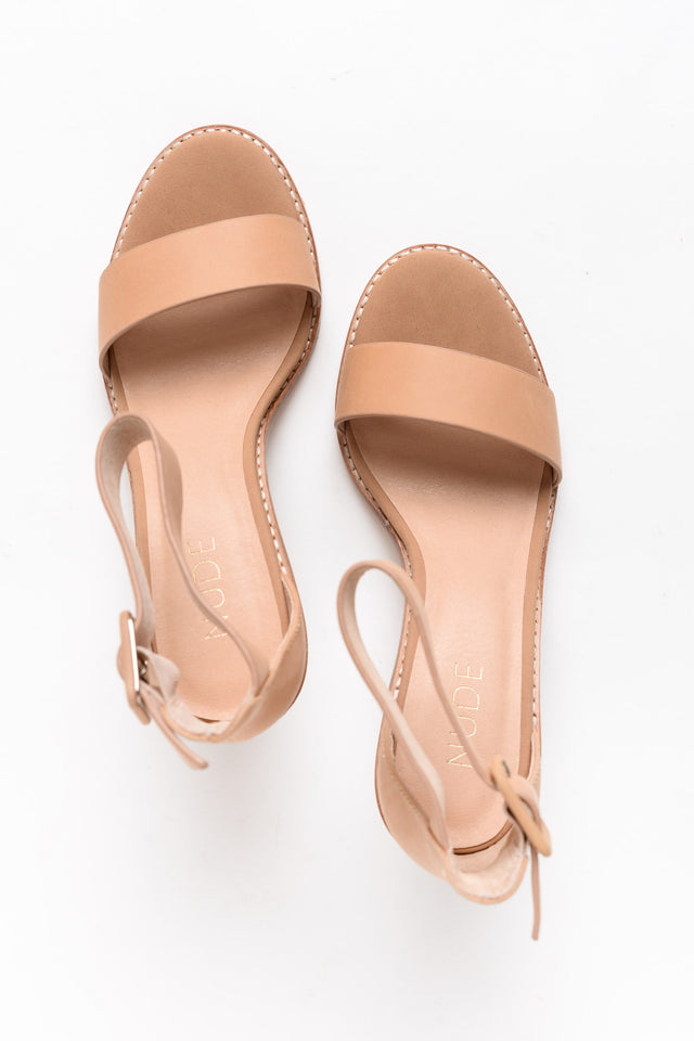 Grady Nude Leather High Heel