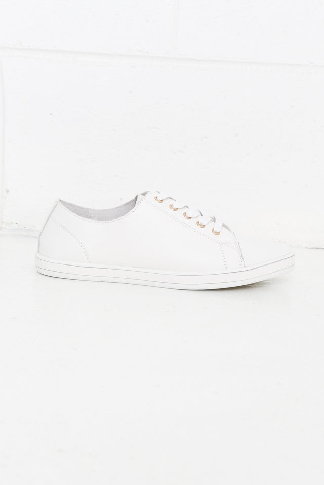 Greenie White Leather Sneaker image 9