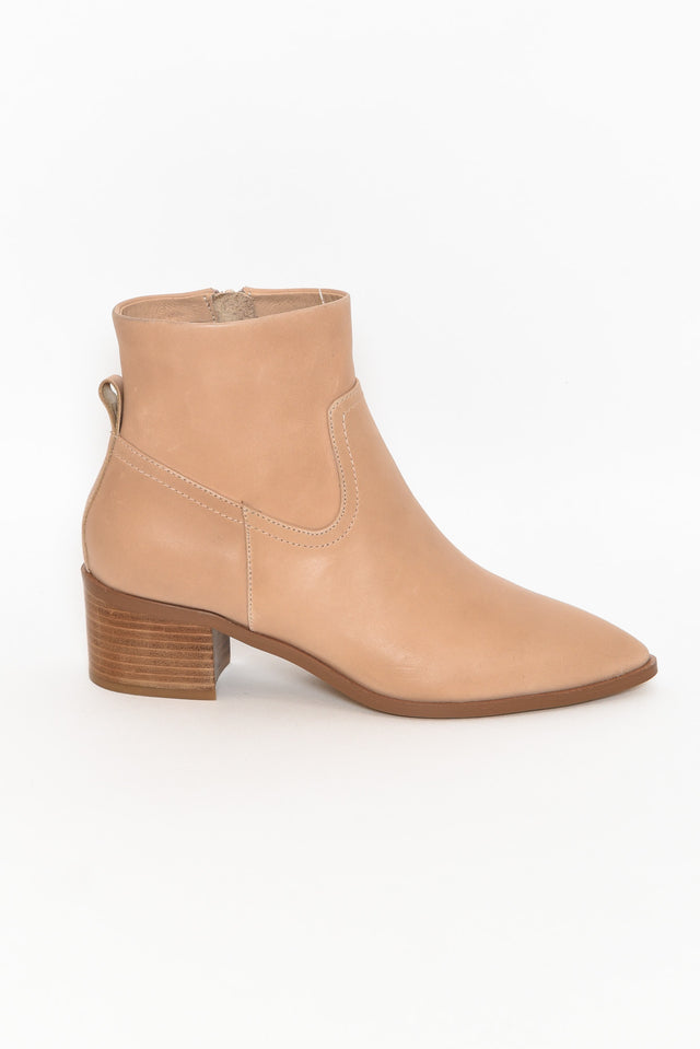 Haven Nude Leather Ankle Boot image 5