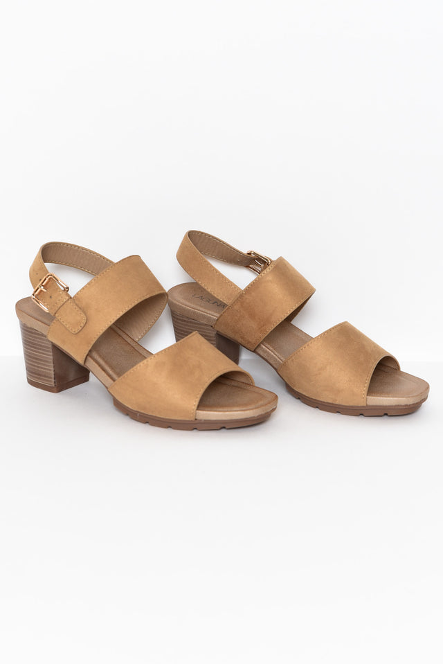 Horizon Tan Buckle Heel