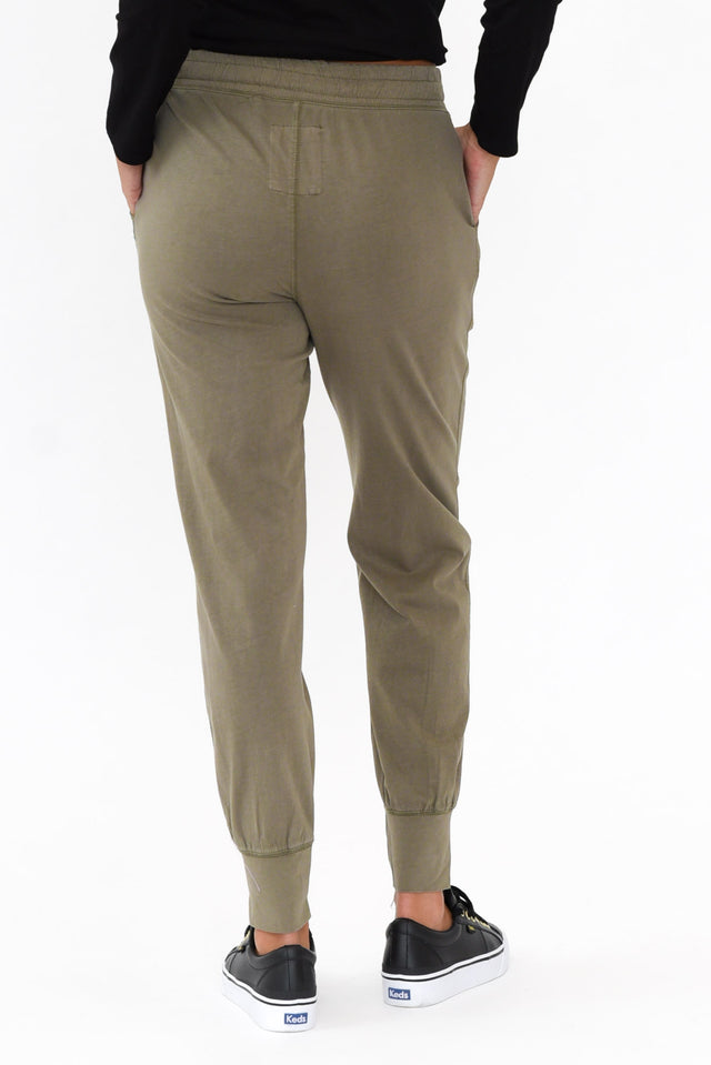 Khaki Wash Out Lounge Pants