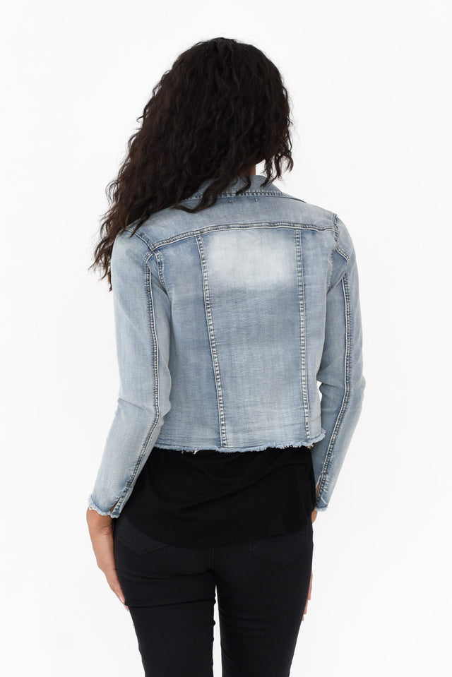 Light Denim Stretch Jacket