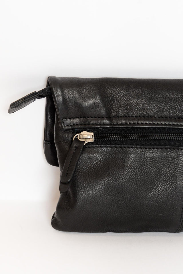 Lucie Black Leather Bag