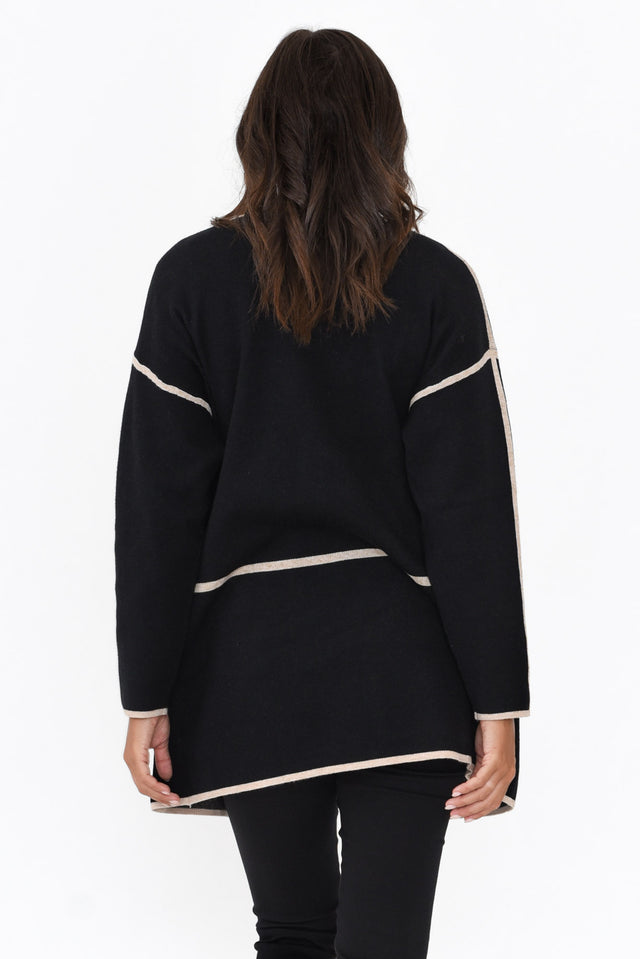 Marcus Black Cotton Cardigan