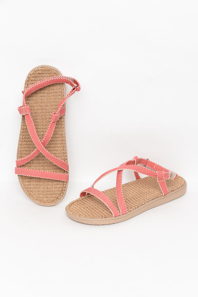 Mari Red Strappy Sandal