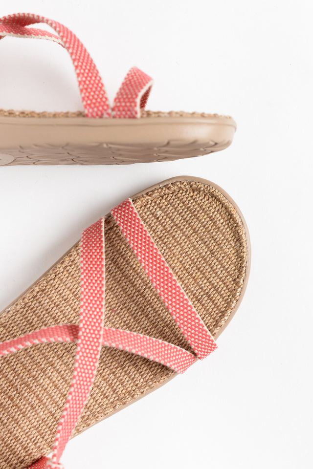 Mari Red Strappy Sandal