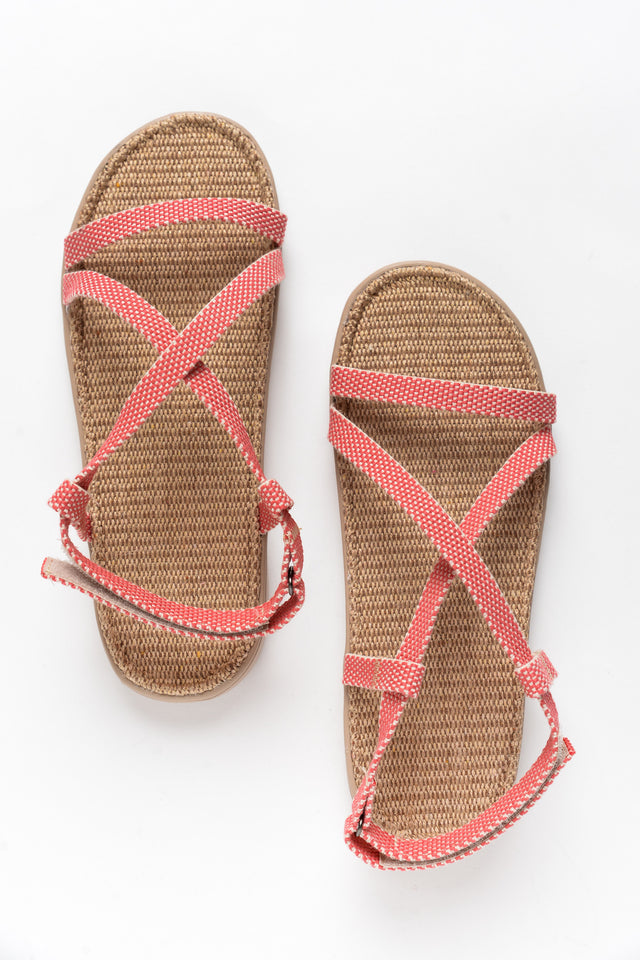 Mari Red Strappy Sandal