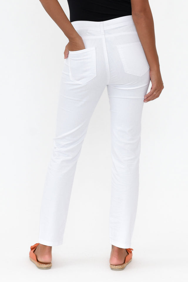 Marvel White Denim Slim Jeans image 5