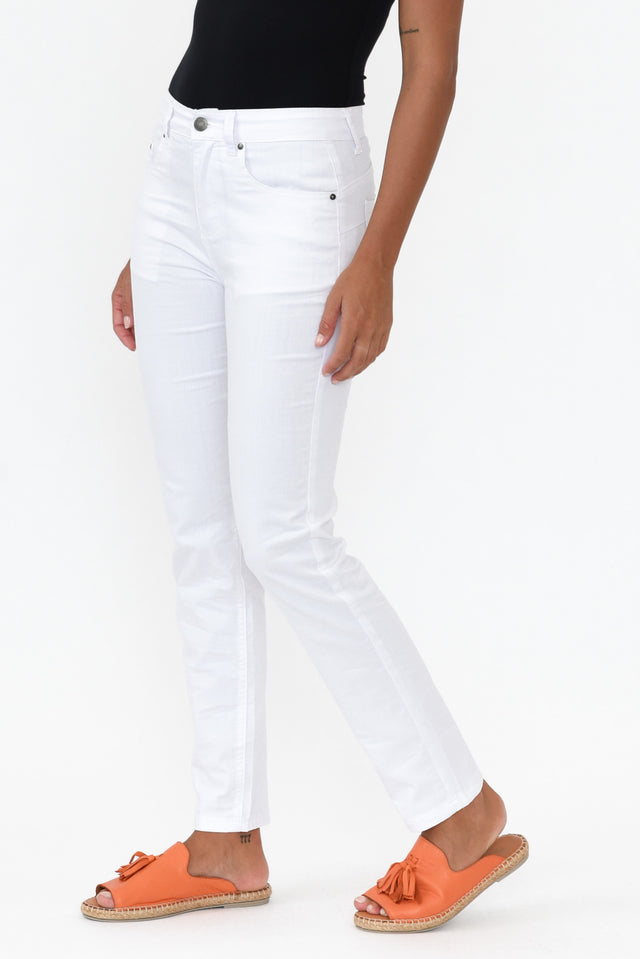 Marvel White Denim Slim Jeans image 4