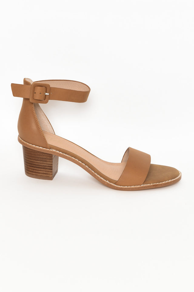 Mickee Tan Leather Heel image 3