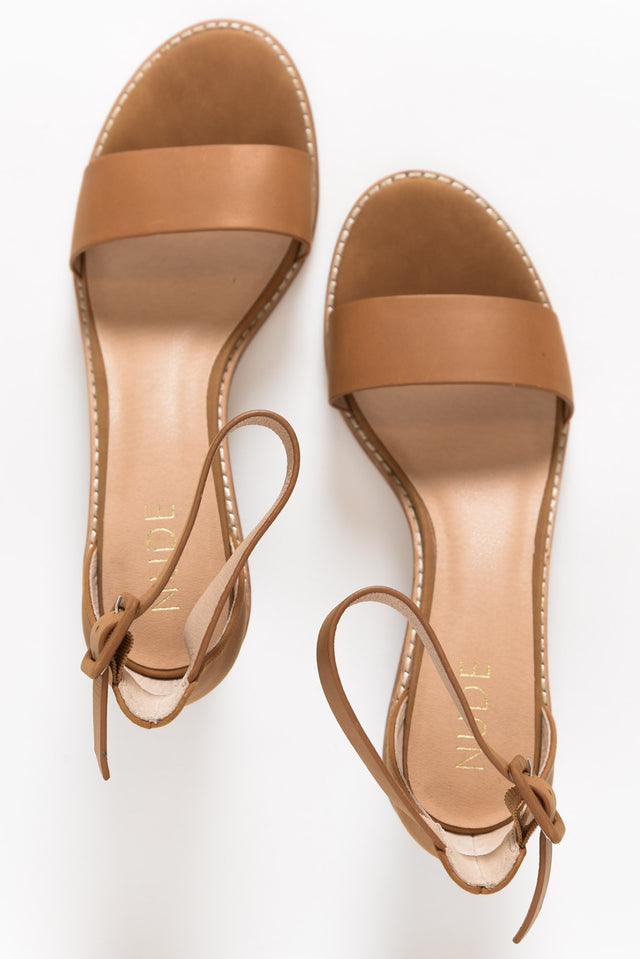Mickee Tan Leather Heel image 4