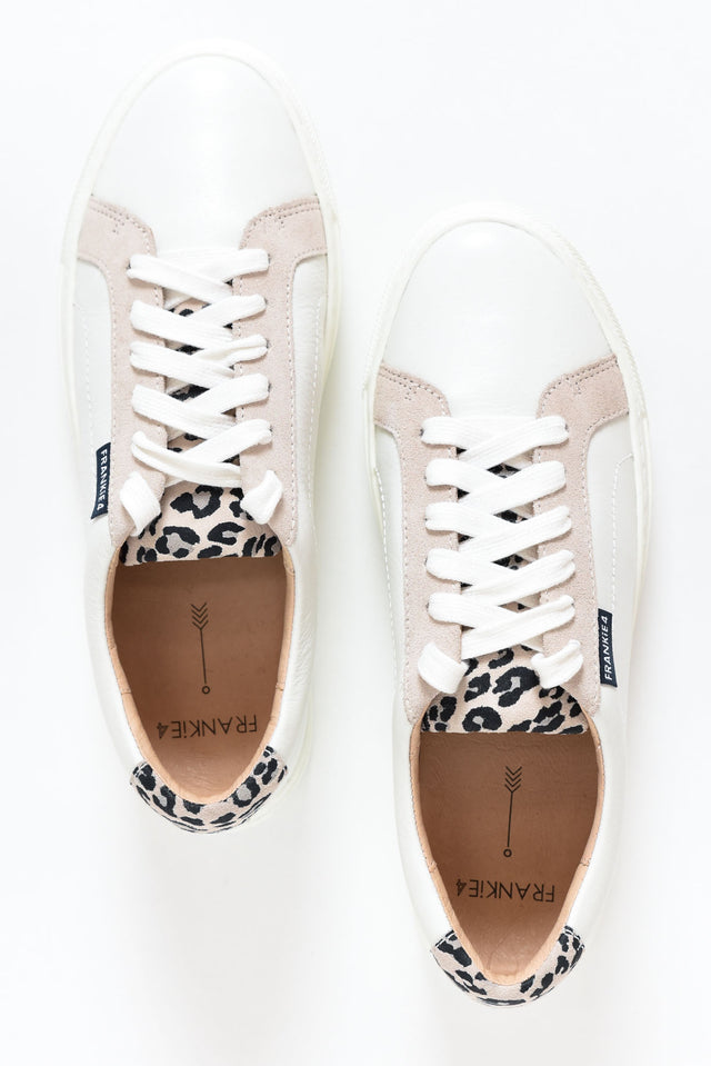 Mim III White/Leopard Print Sneaker image 4