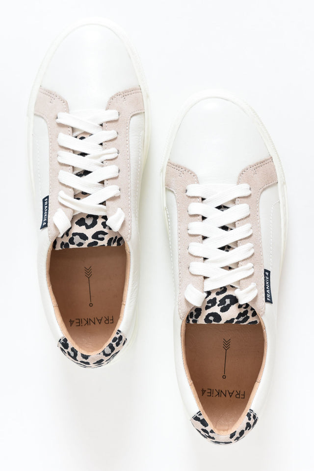 Mim III White/Leopard Print Sneaker