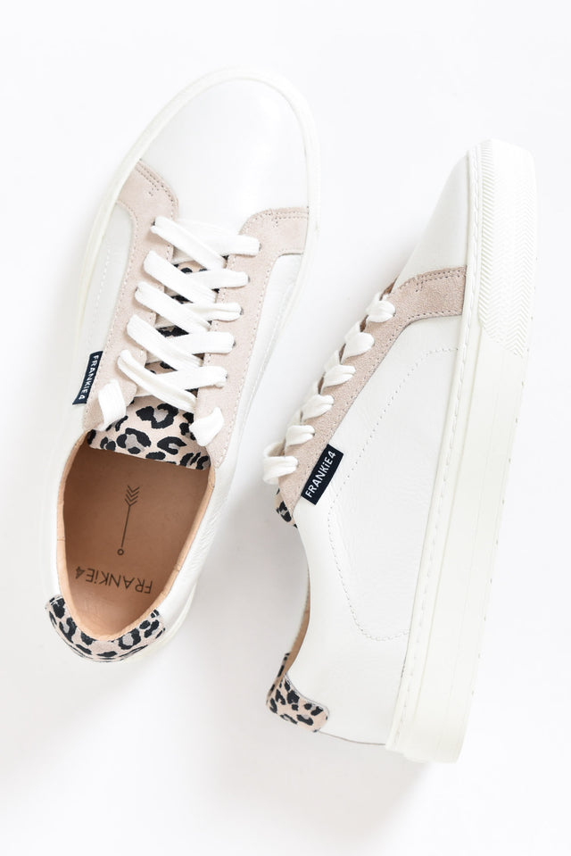 Mim III White/Leopard Print Sneaker