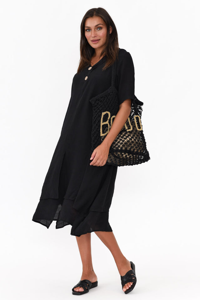 Nala Black Layers Dress