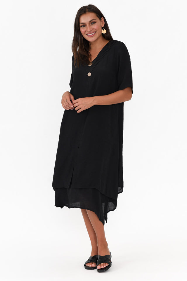 Nala Black Layers Dress