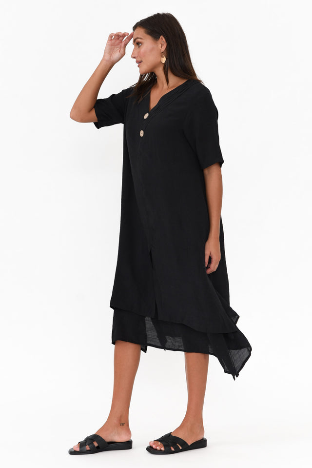 Nala Black Layers Dress