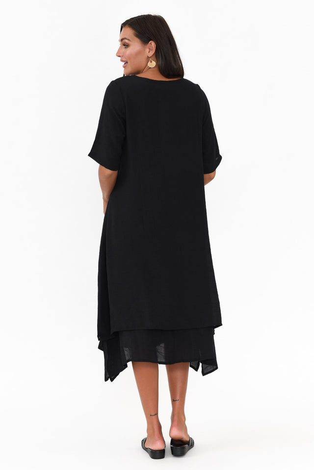 Nala Black Layers Dress