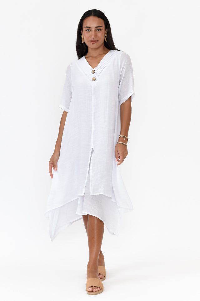 Nala White Layers Dress image 2