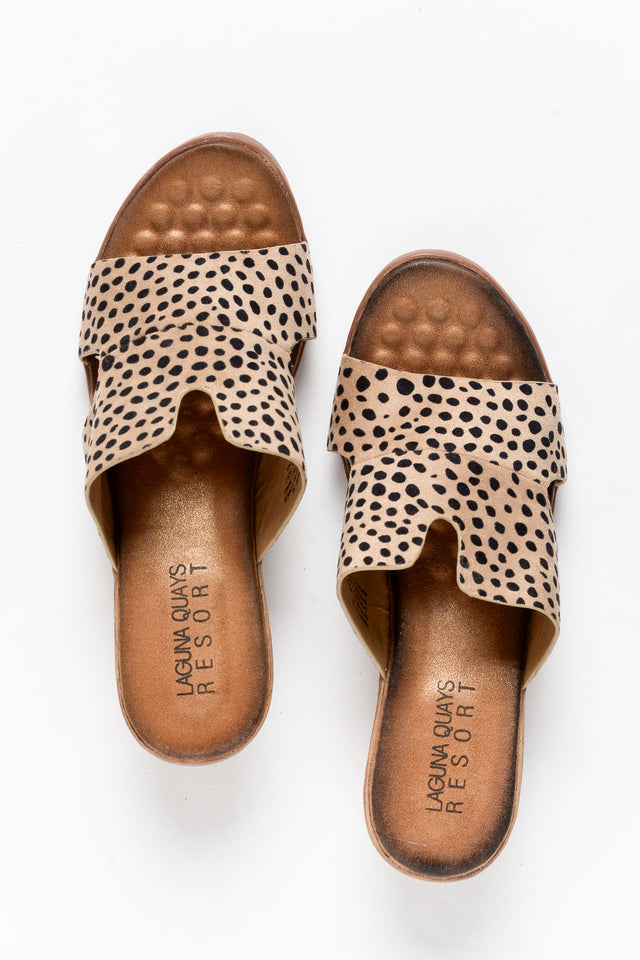 Naomi Cheetah Cut Out Wedge