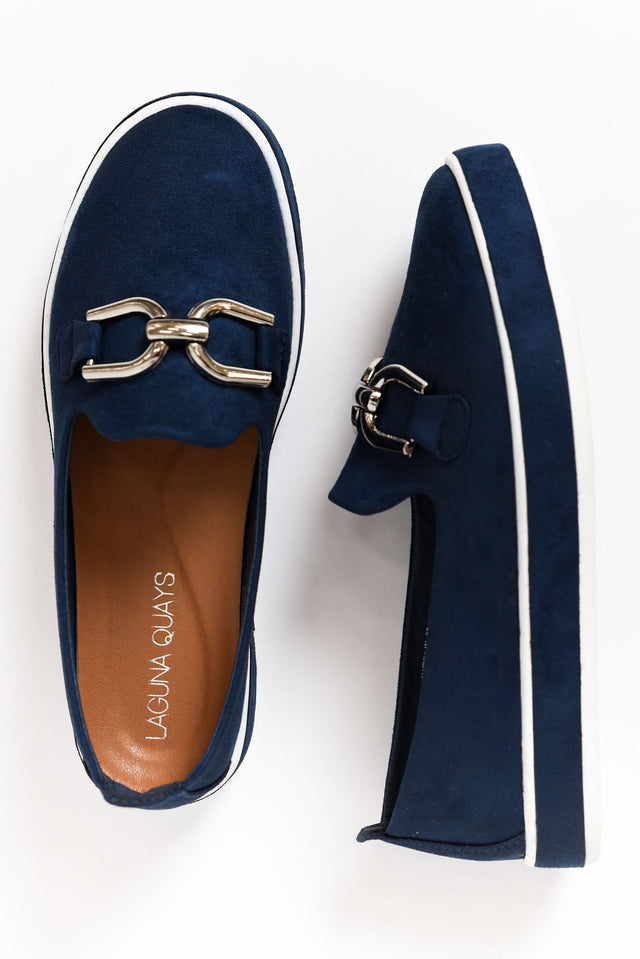 Natyia Navy Platform Loafer