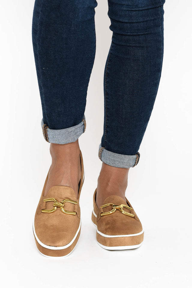 Natyia Tan Platform Loafer