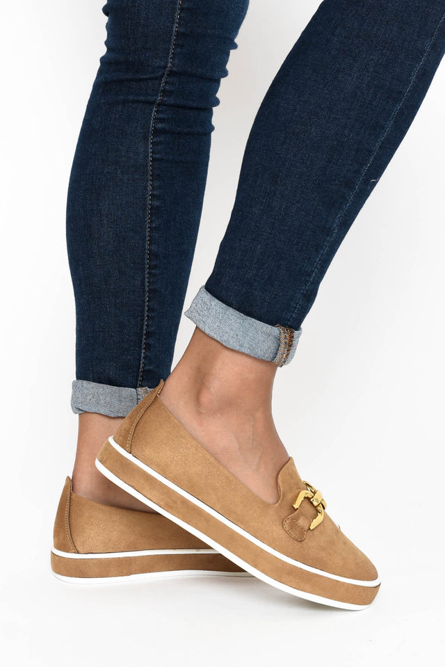 Natyia Tan Platform Loafer