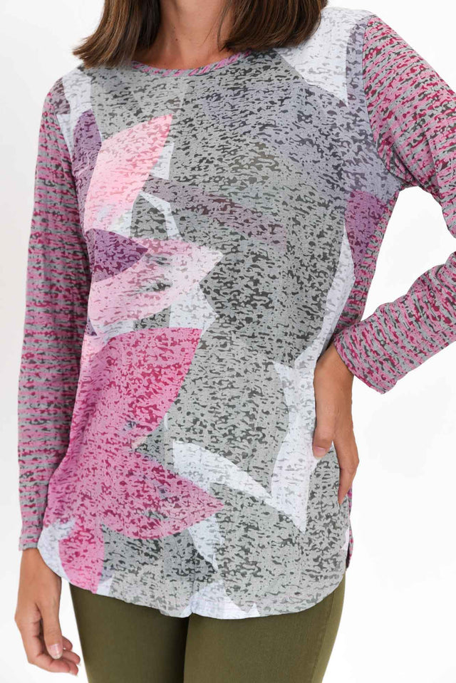 Noah Purple Flower Cotton Top