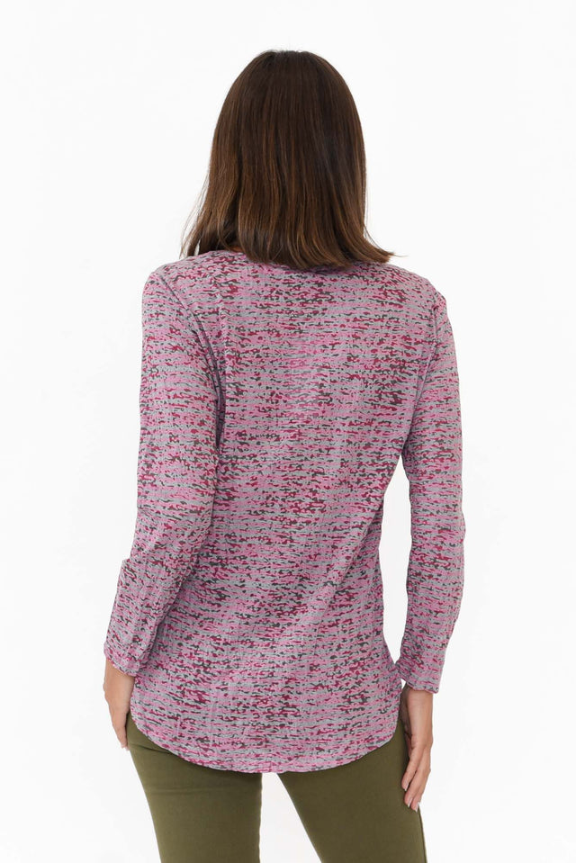 Noah Purple Flower Cotton Top