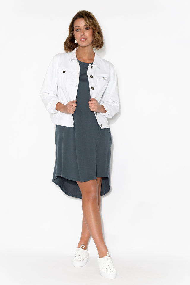 Danielle White Stretch Jean Jacket