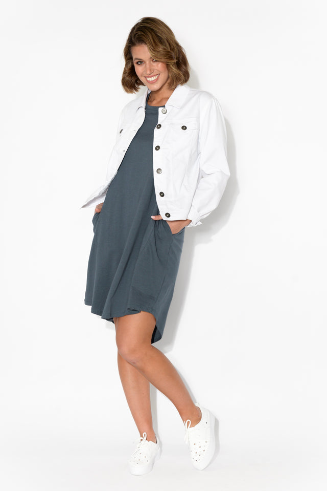 Danielle White Stretch Jean Jacket