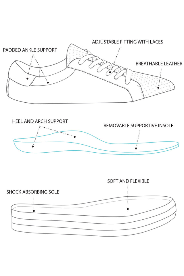 Paradise White Leather Sneaker image 7