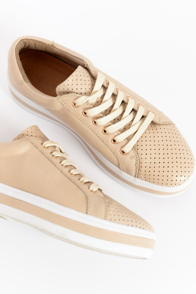 Paradise Nude Leather Sneaker image 5