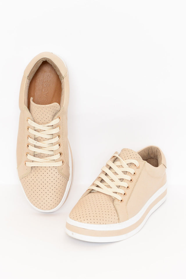 Paradise Nude Leather Sneaker image 3