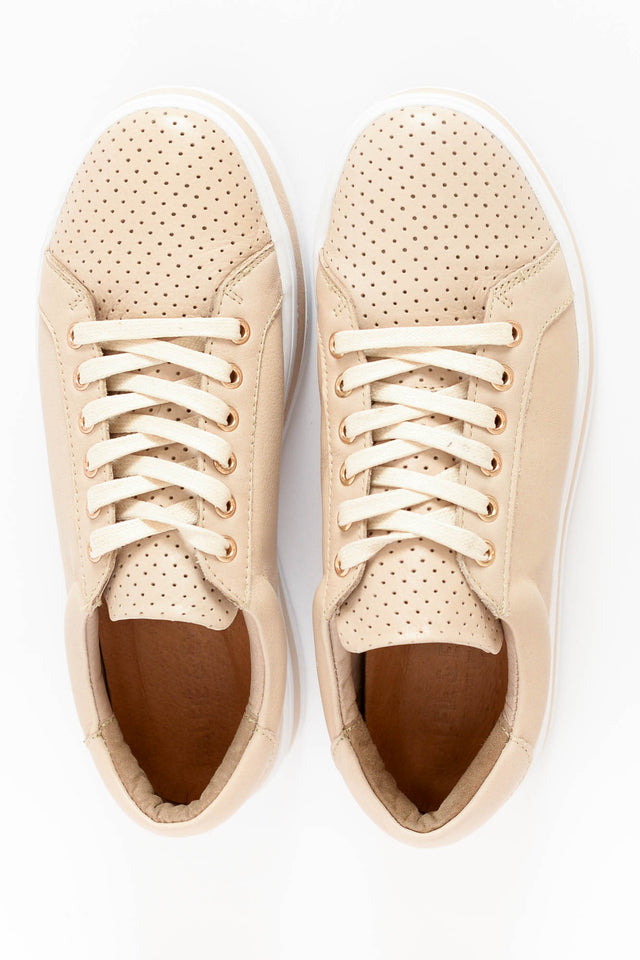 Paradise Nude Leather Sneaker image 7