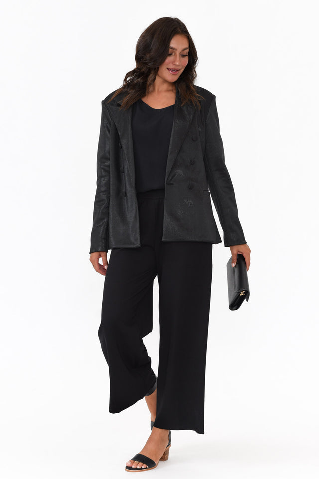 Roxy Black Metallic Blazer