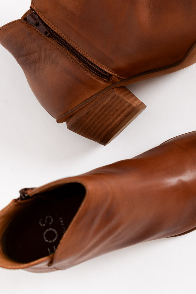 Weston Brandy Leather Ankle Boot