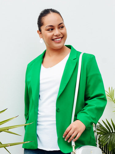 Plus size blazer top australia