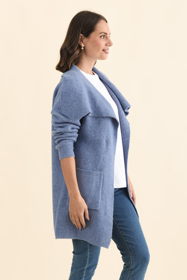 Abigail Blue Oversized Cardigan image 4