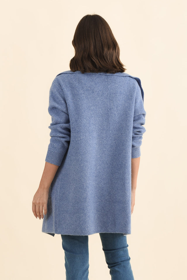 Abigail Blue Oversized Cardigan image 5