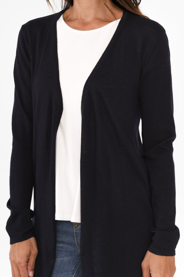 Adeline Navy Lightweight Cardigan image 6