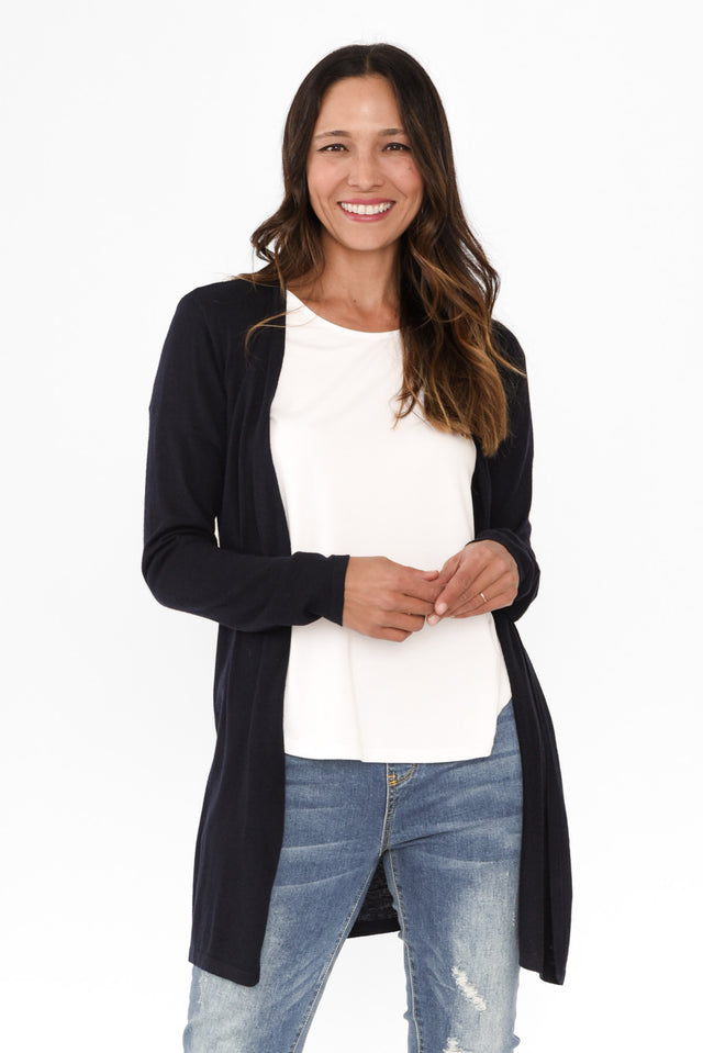 Adeline Navy Lightweight Cardigan