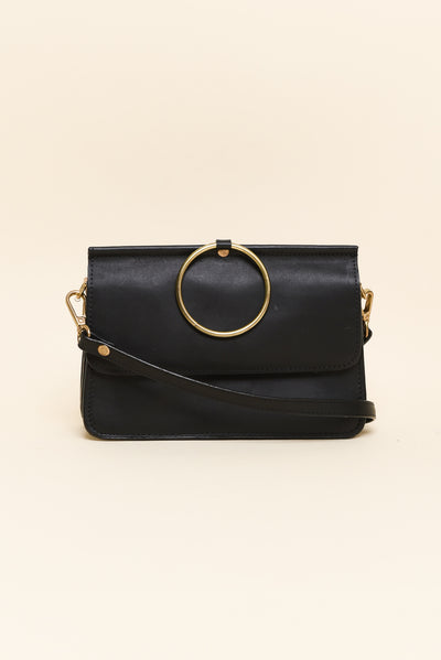 Ainsley Black Crossbody Bag